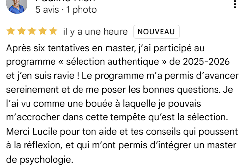 Avis étudiant 6